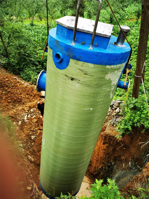 GRP|地埋式 一體化污水提升泵站 安裝調試